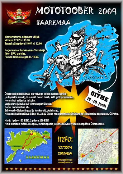 MOTOTOOBER ´09 (Oitmel) — plakat